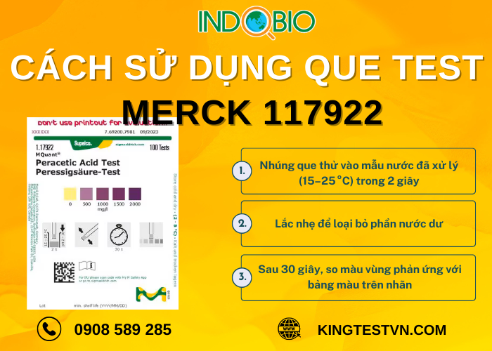 Cách sử dụng que test PAA Merck 117922